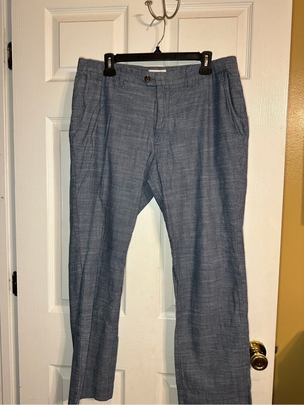 Goodfellow & Co Blue Chambray-Style Chinos